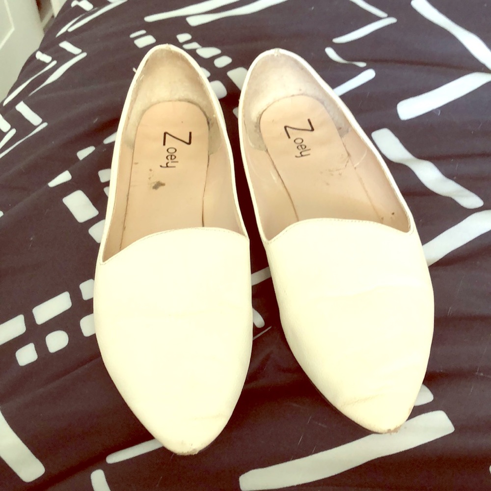White Loafers used